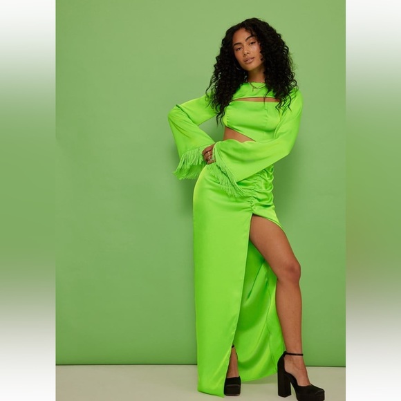 Nakd Fashion Dresses Nakd Fashion Fringe Detail Maxi Dress Poshmark